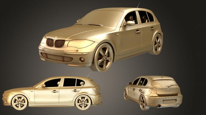 نموذج ثلاثي الأبعاد لآلة CNC السيارات والنقل سيارة BMW 1 ser